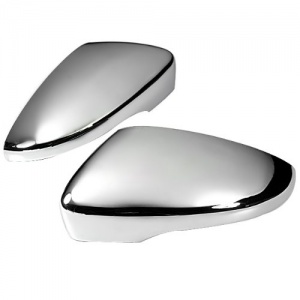 VW Eos [2009 on] Chrome Upper Wing Mirror Covers - PAIR