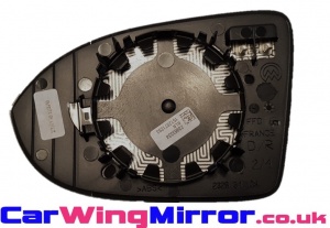 VW Passat [2015 on] Clip In Heated Wing Mirror Glass