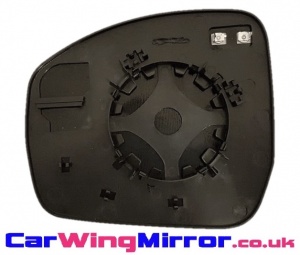 Discovery 4 [14-17] Clip In Heated Wing Mirror Glass - Blue Tinted