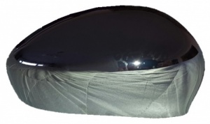 Fiat 500  [04 on] Wing Mirror  Cover - Chrome