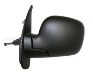 Renault Kangoo Van [08-11] Complete Cable Adjust Wing Mirror Unit - Black