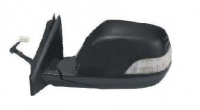 Honda CRV [07-13] Complete Electric Adjust & Heated Wing Mirror Unit with Indicator - Black Paintable