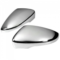 VW Jetta [2010 on] Chrome Upper Wing Mirror Covers - PAIR